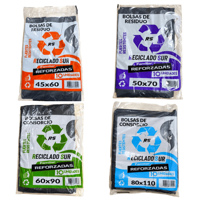 Bolsas de Residuo Reforzadas Reciclado Sur