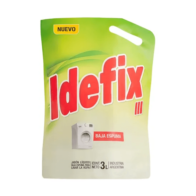 Jabonería Líquido p/ Ropa 3lts Idefix