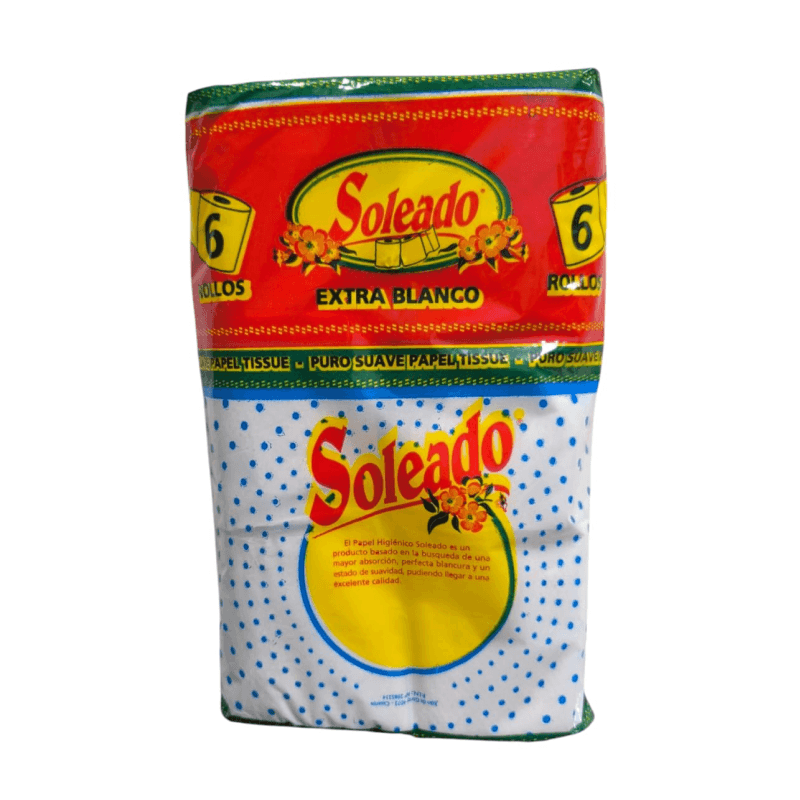 Papel Tissue Soleado 6 rollos x 30mts